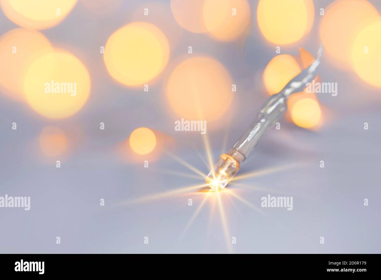 Christmas gold lights as beautiful abstract background Stock Photo Alamy