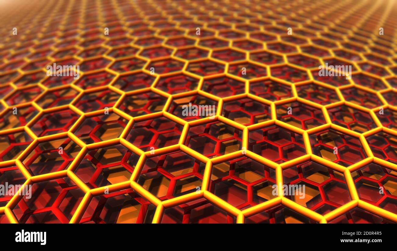 3d background metal hexagons hi-res stock photography and images - Alamy