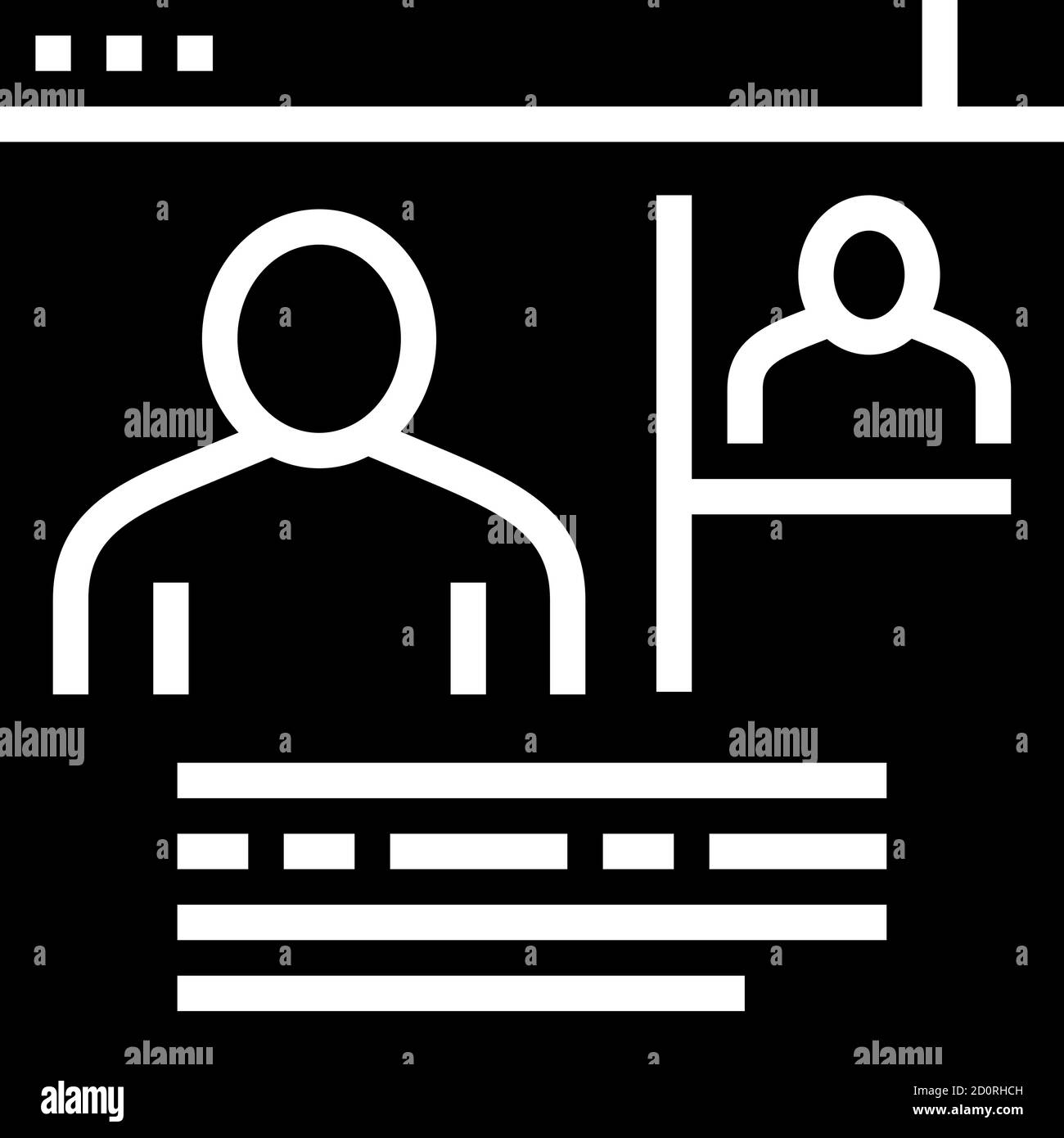 internet communication glyph icon vector black illustration Stock ...