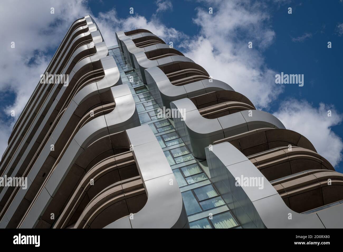 Canaletto Tower luxury residential tower located between Islington and Shoreditch, London, United Kingdom Stock Photo