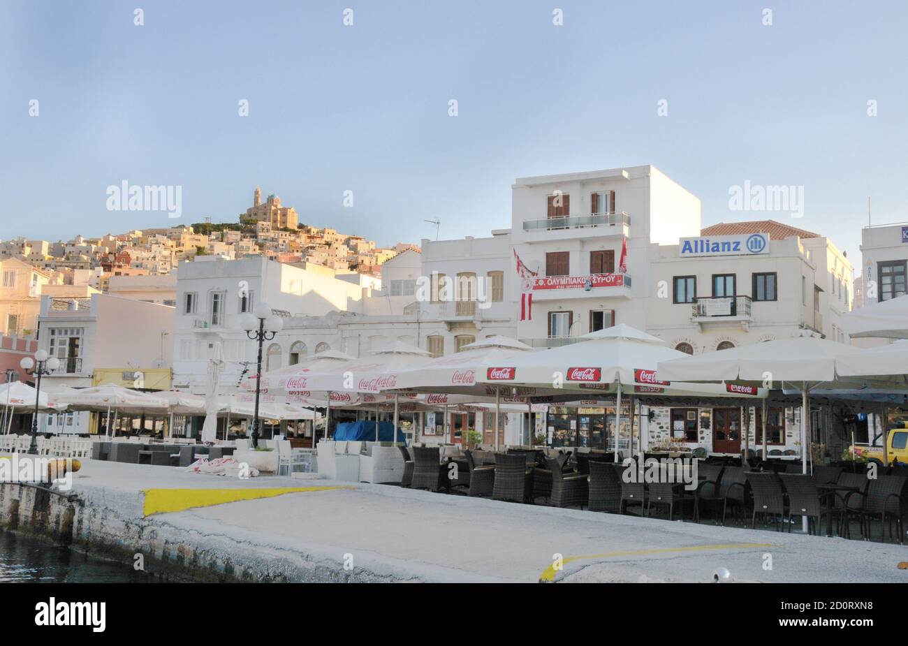 Syros,Greece a Greek Cyclades Island Stock Photo