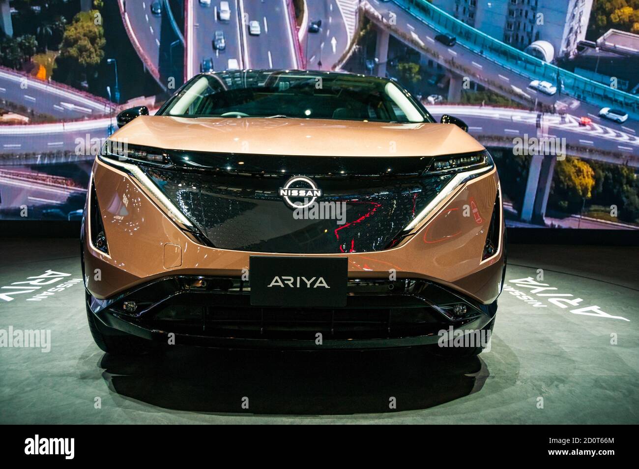 Nissan Ariya seen at the 2020 Beijing Auto Show Stock Photo Alamy