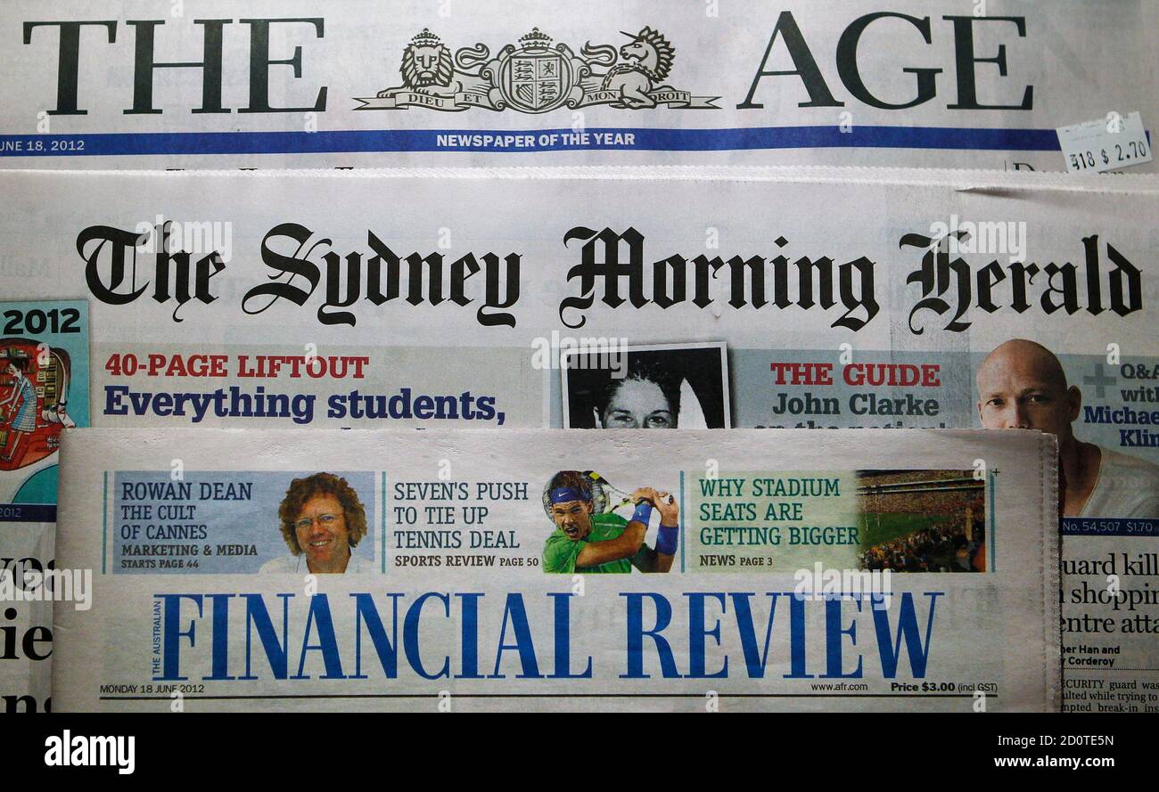 Australian Newspapers High Resolution Stock Photography and Images - Alamy