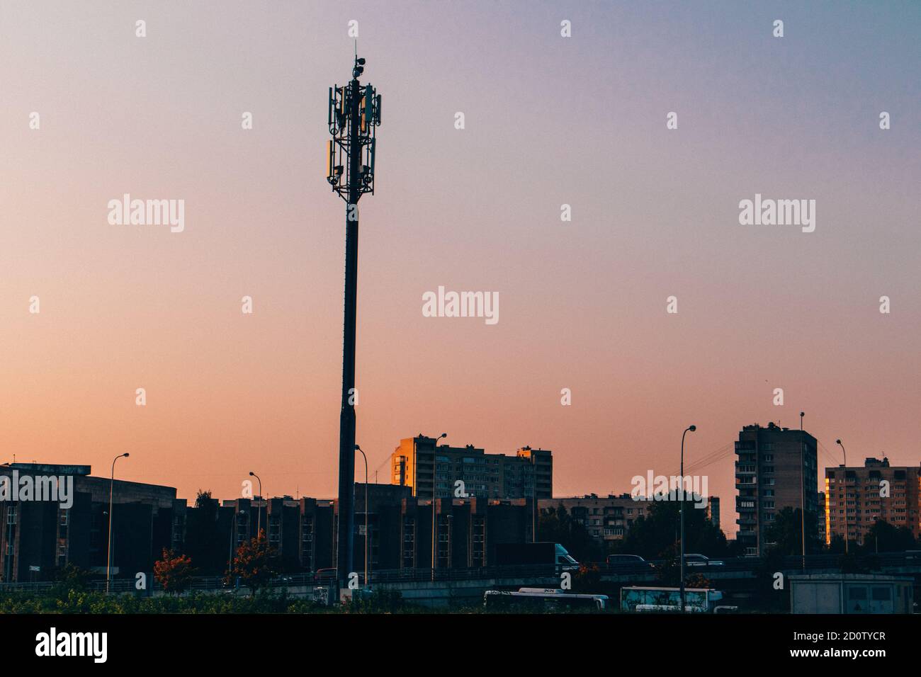 5g cell tower wireless transmitter connection microwave signal