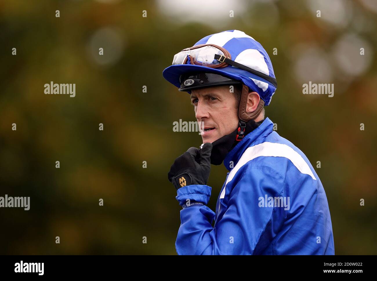 Jockey Jim Crowley after winning the Kingdom Of Bahrain Sun Chariot ...