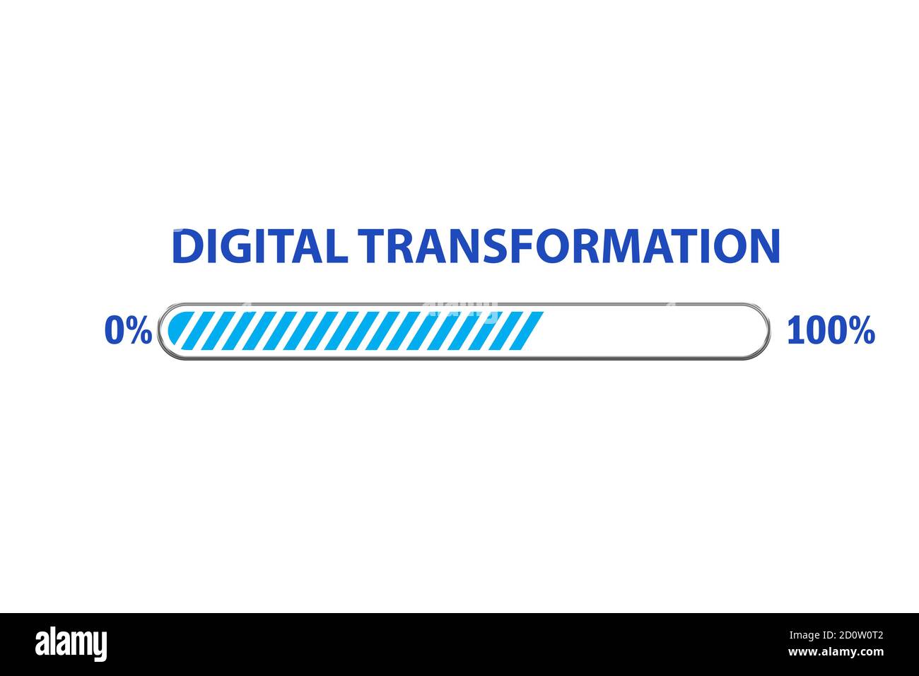 Digital transformation and digitalization concept Stock Photo