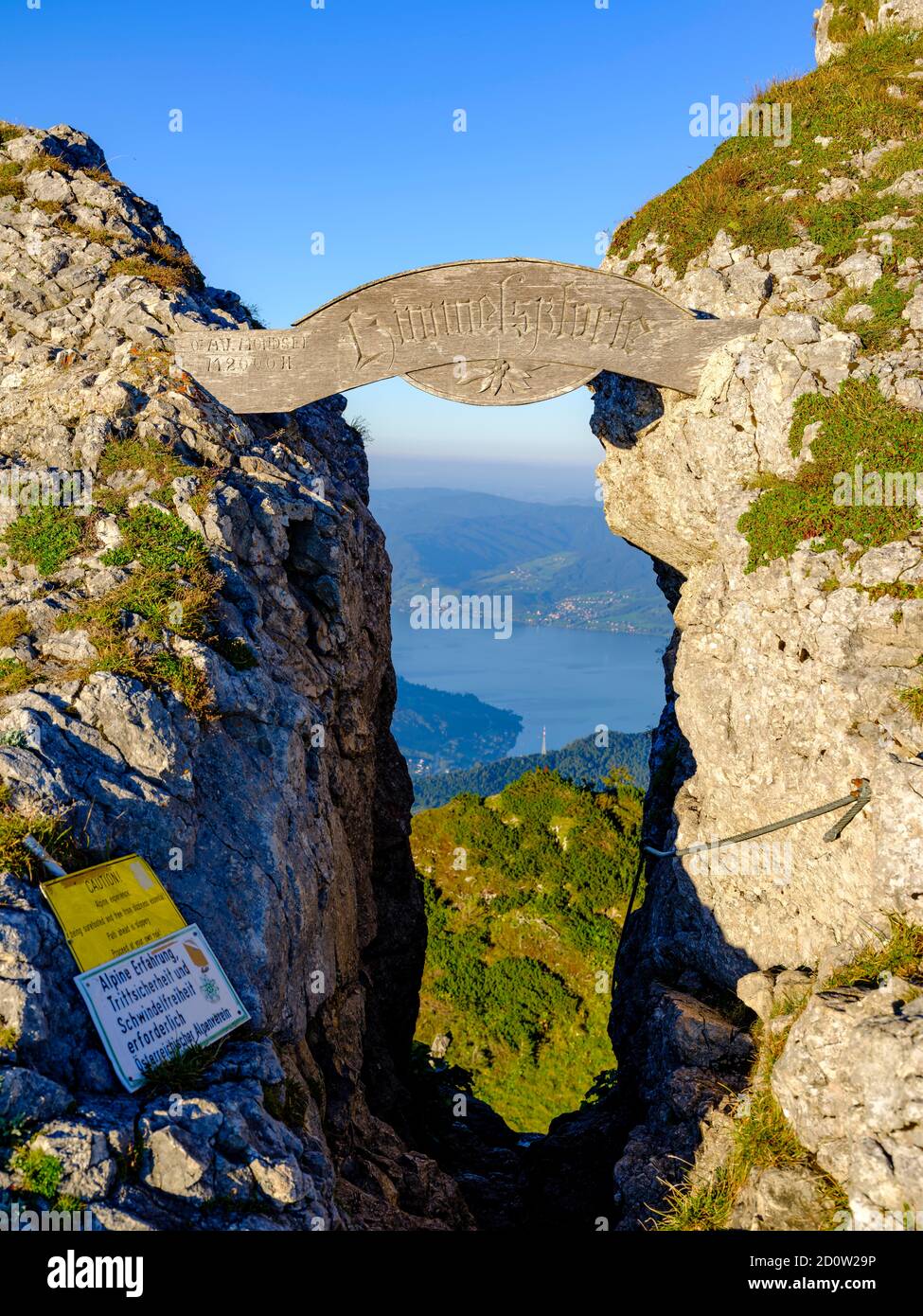 Himmelspforte am Schafberg, Salzkammergut, Salzburger Land, Austria, Europe Stock Photo