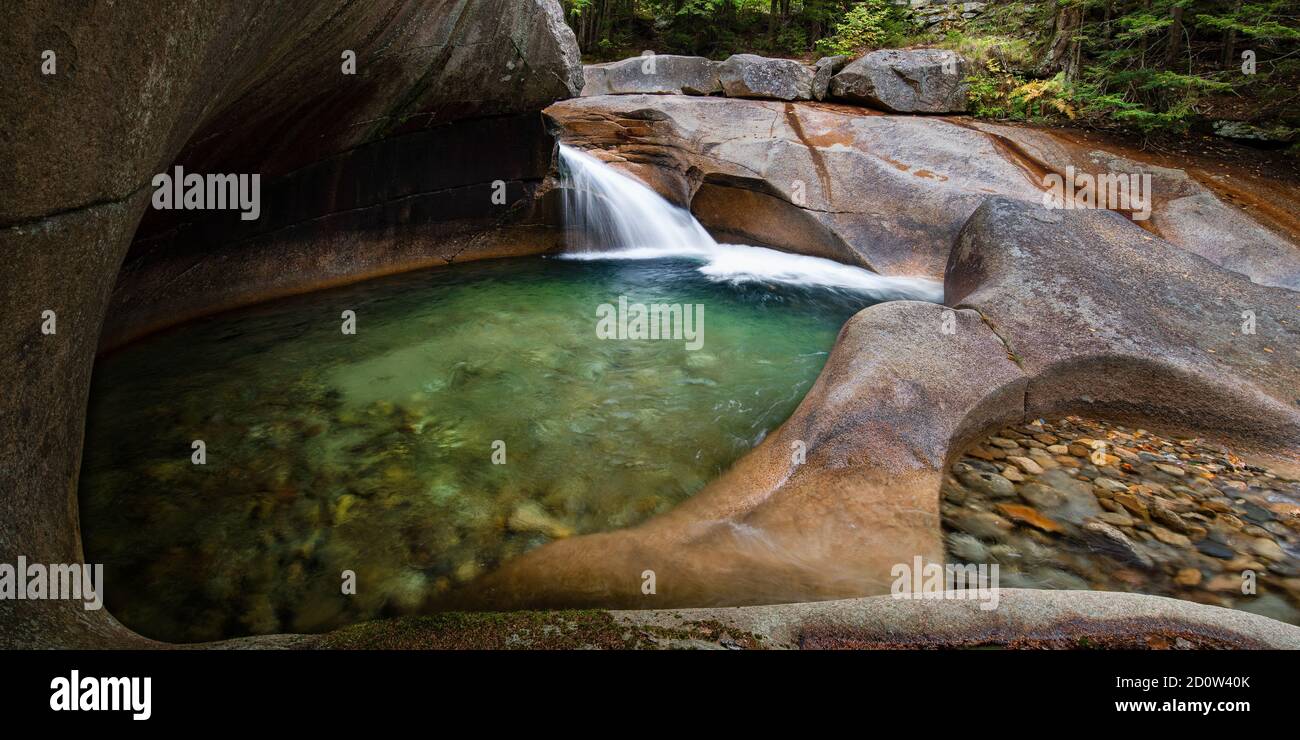 Franconia notch state park flume hires stock photography and