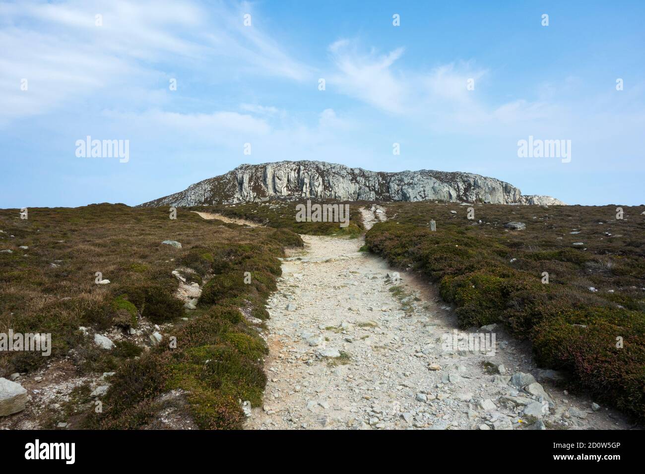 Holy Mountain on Holy Island Anglesey North wales Stock Photo