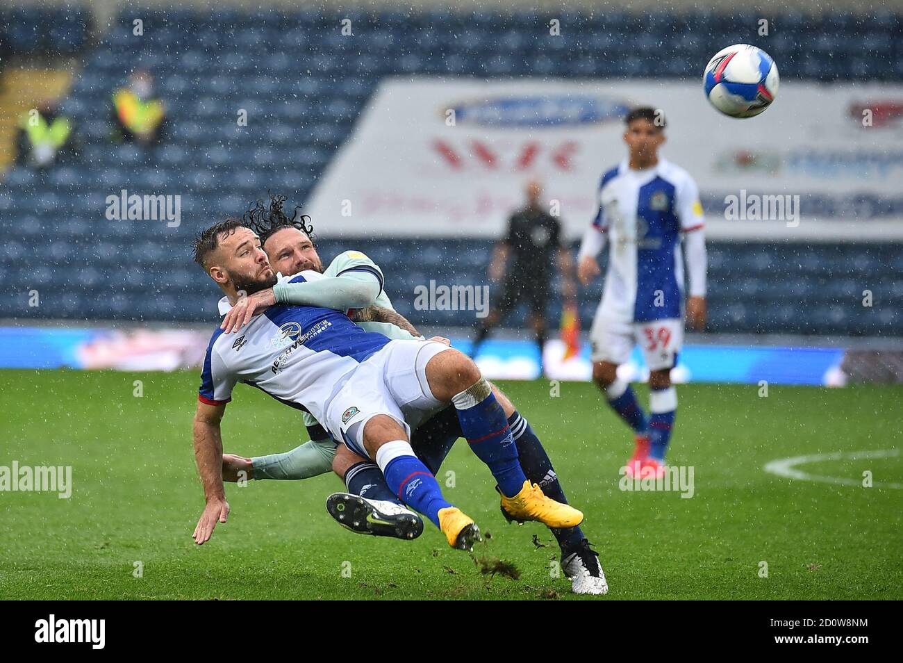 John Buckley #21 of Blackburn Rovers Under pressure fromAndy Rinomhota #35  of Cardiff City during the Sky Bet Championship match Cardiff City vs  Blackburn Rovers at Cardiff City Stadium, Cardiff, United Kingdom