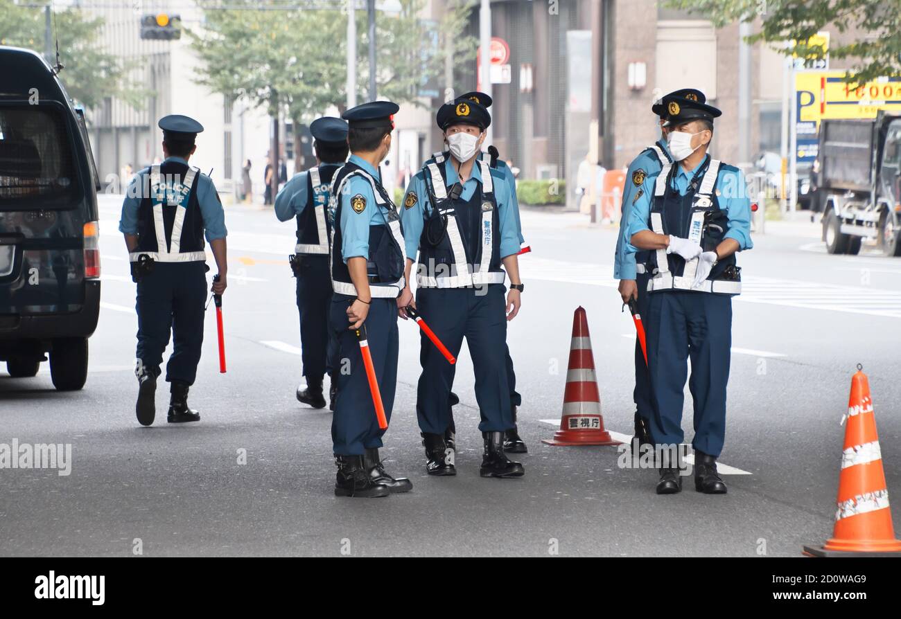 Japan police hires stock photography and images Alamy