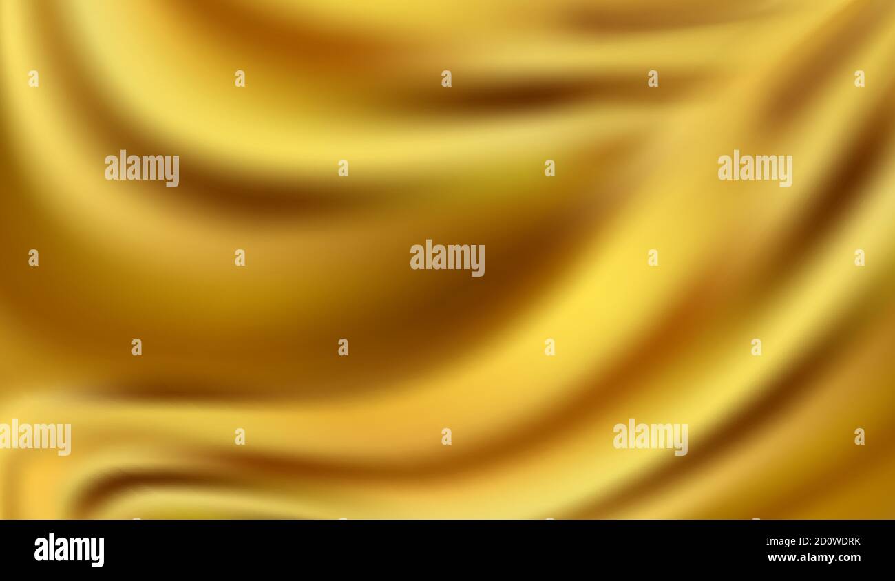 Abstract gold wave liquid background. Vector illustration of geometric ...