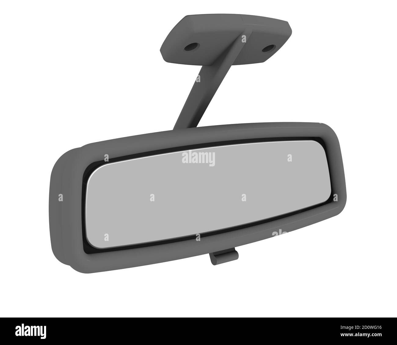 Rearview mirror of the car. Isolated. 3D Illustration Stock Photo Alamy