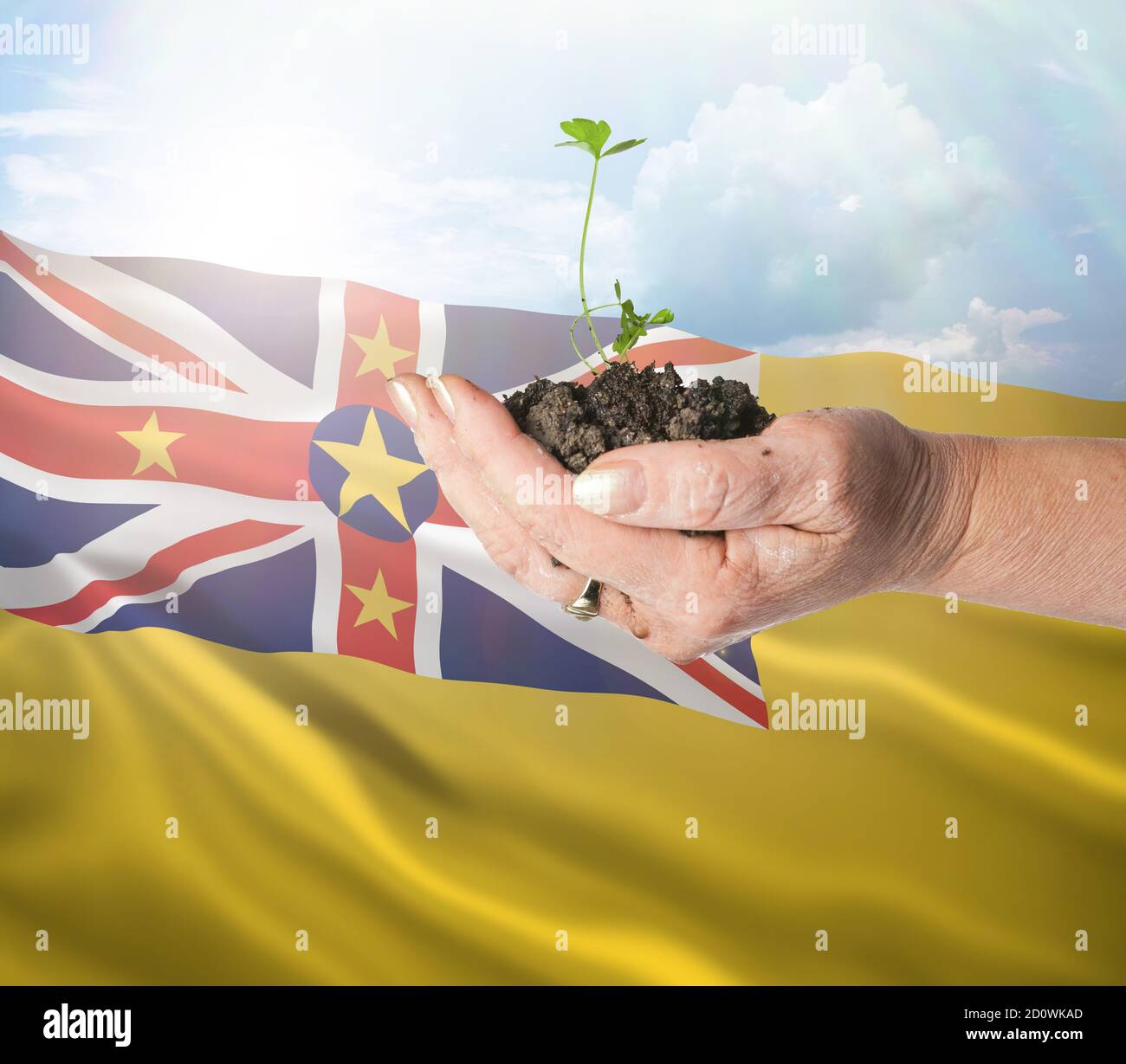 Niue growth and new beginning. Green renewable energy and ecology