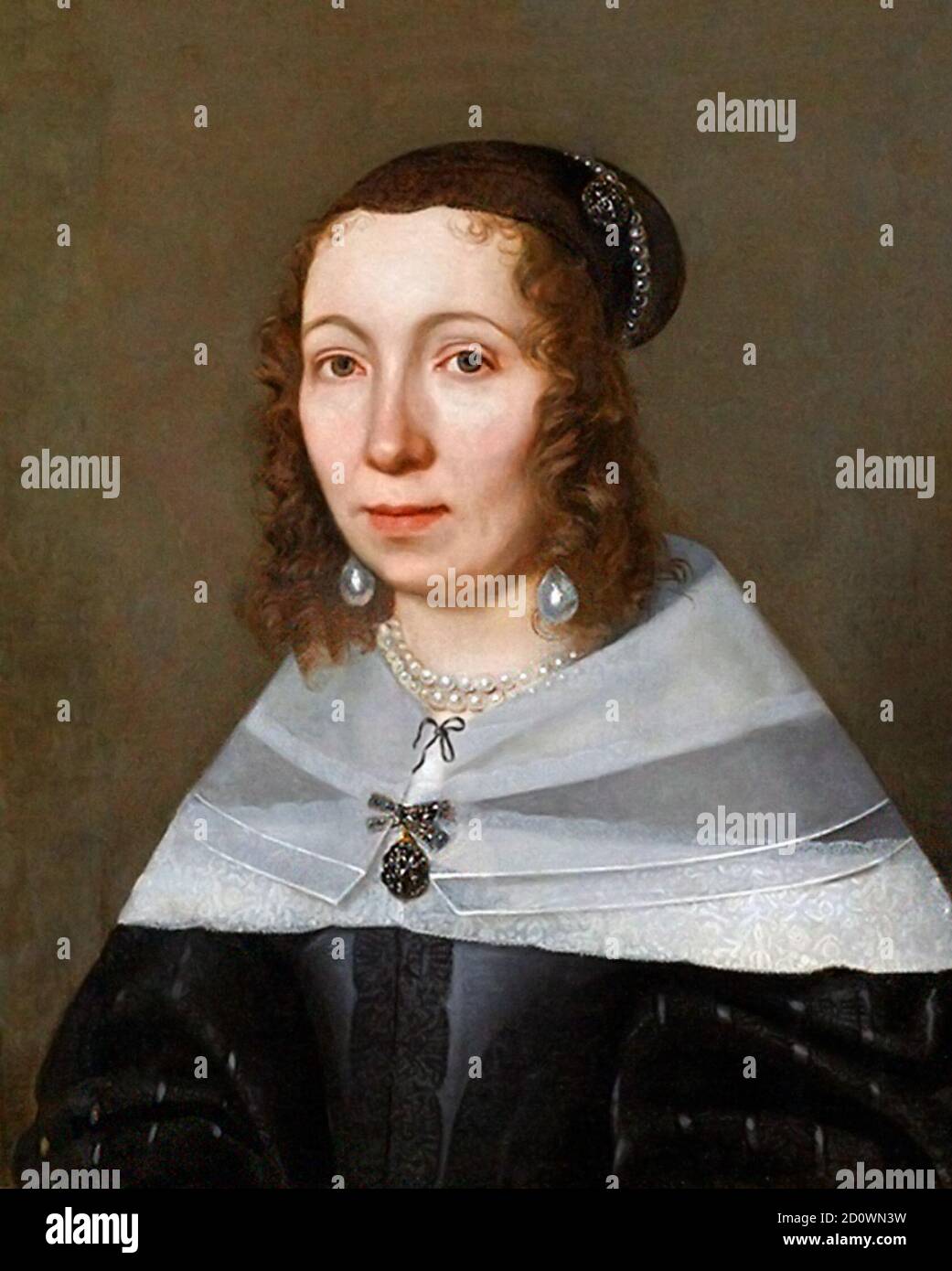 Maria Sibylla Merian (1647-1717) by Jacob Marrel, 1679 Stock Photo