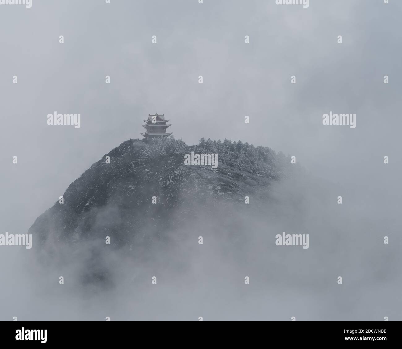 Mount Emei, Sichuan, China Stock Photo