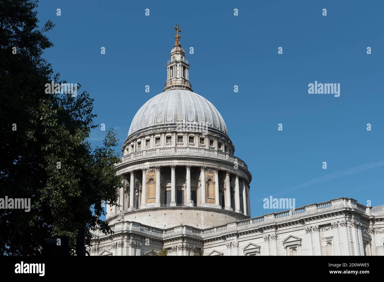 Dome of Saint Paul's Cathedral, London, EC4 Stock Photo