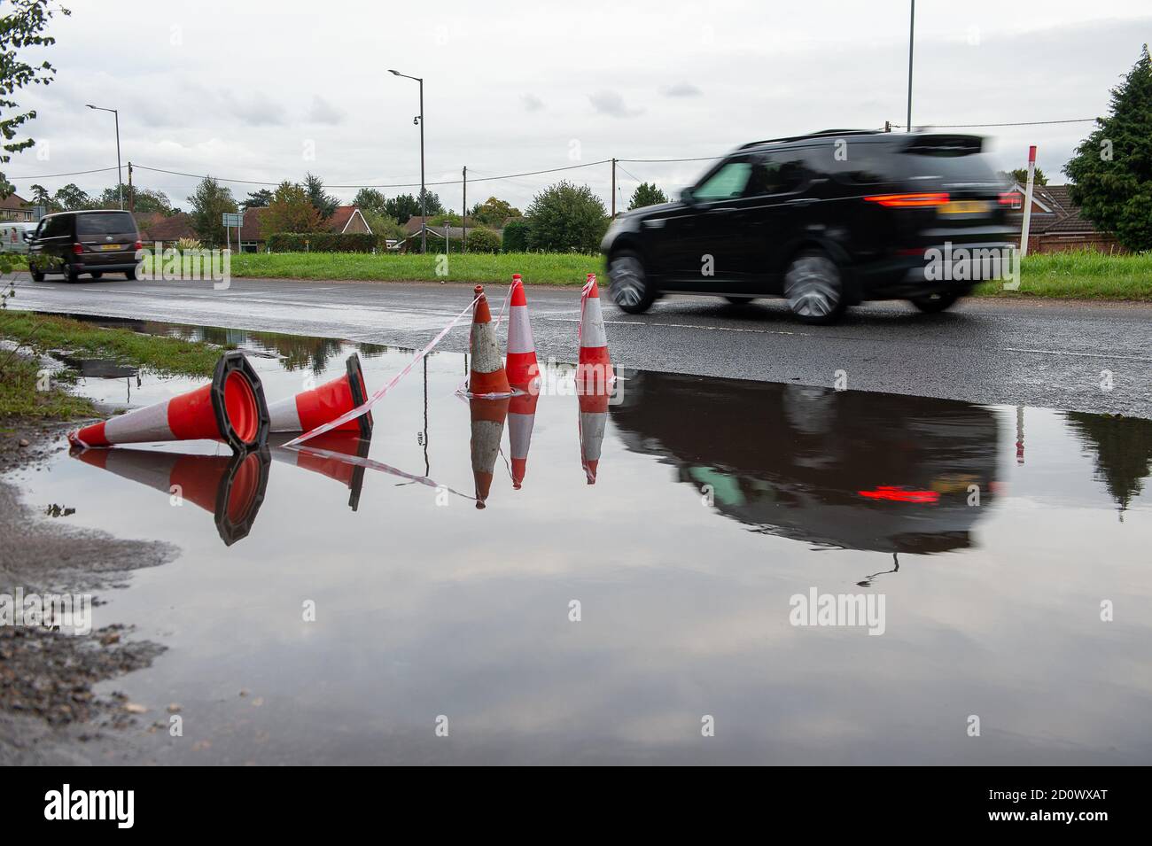 Green, Buckinghamshire, UK. 3rd October, 2020. Following torrential rain yesterday and