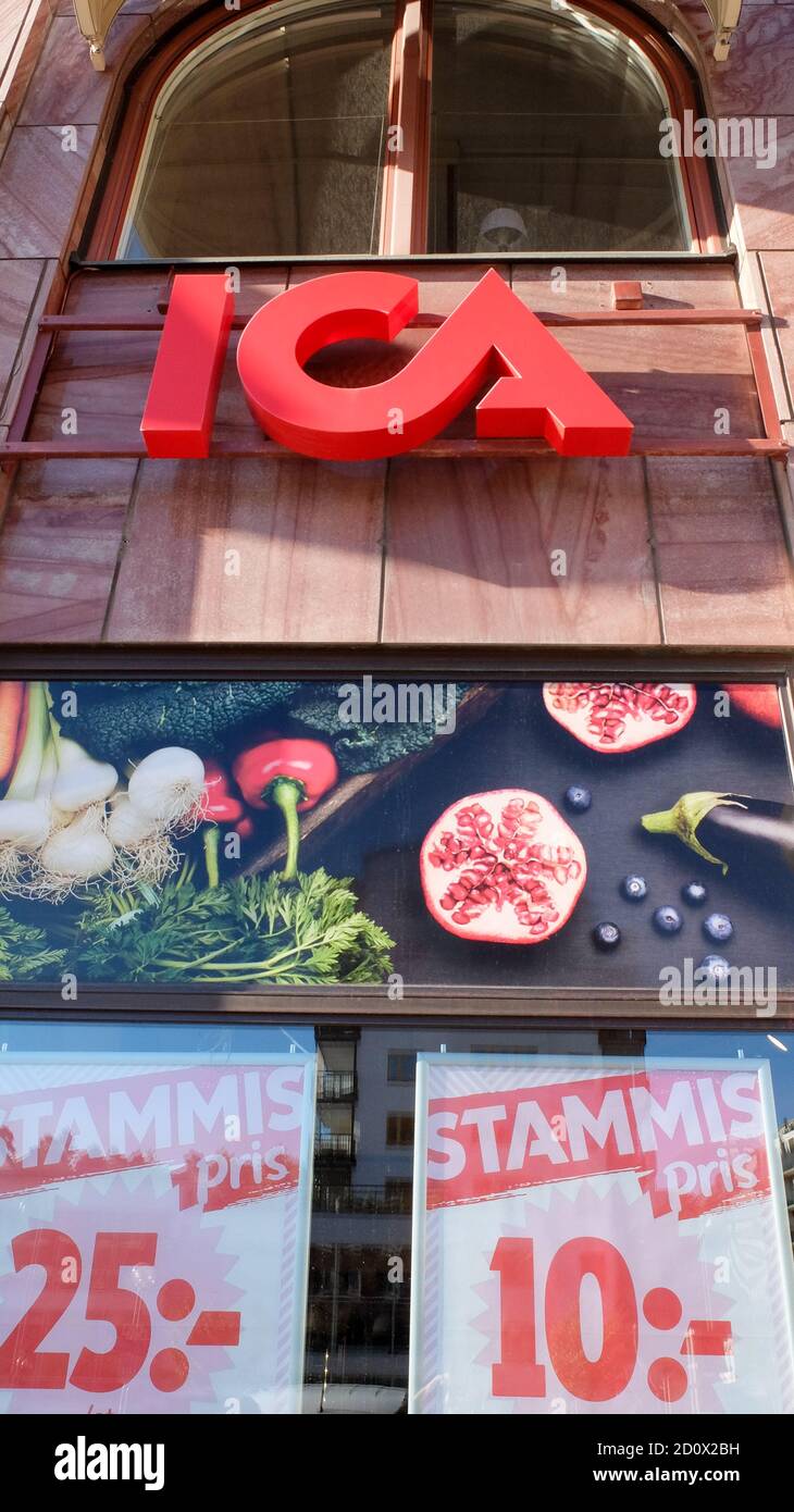 Ica In Store Farm ICA supermarket in Stockholm. ICA is a swedish grocery store that sells ...