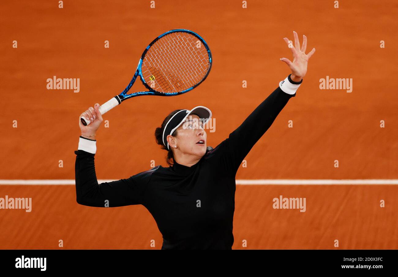Tennis - French Open - Roland Garros, Paris, France - October 3, 2020  Spain's Garbine Muguruza in action during her third round match against  Danielle Rose Collins of the U.S REUTERS/Christian Hartmann Stock Photo -  Alamy