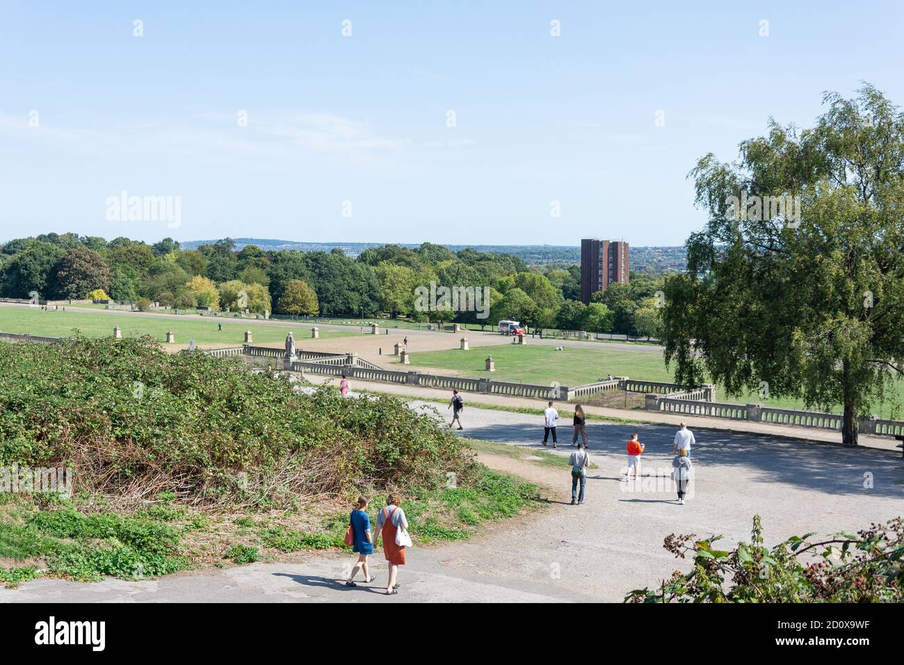 The Italian terraces in Crystal Palace Park, Crystal Palace, London Borough of Bromley, Greater London, England, United Kingdom Stock Photo