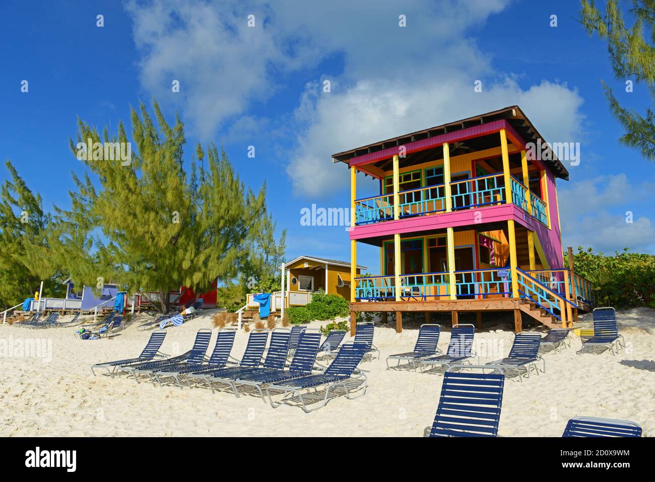 Private Beach Villa at Half Moon Cay, Little San Salvador Island, the ...