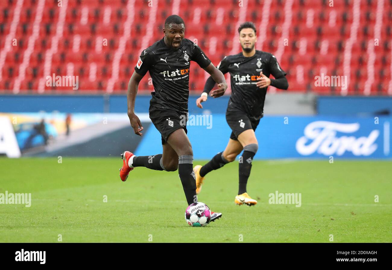 Firo 03 10 2020 Fuvuball Football 1 Bundesliga Season 2020 2021 1 Fc Kv Ln Koeln Bmg Borussia Mv Nchengladbach Borussia Monchengladbach Gladbach 1 3 Bmg Marcus Thuram Individual Action Usage Worldwide Stock Photo Alamy