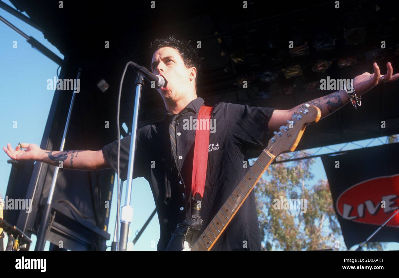 Mountain View, Calif.: June 19. Billie Joe Armstrong performs with Green Day  during radio station Live