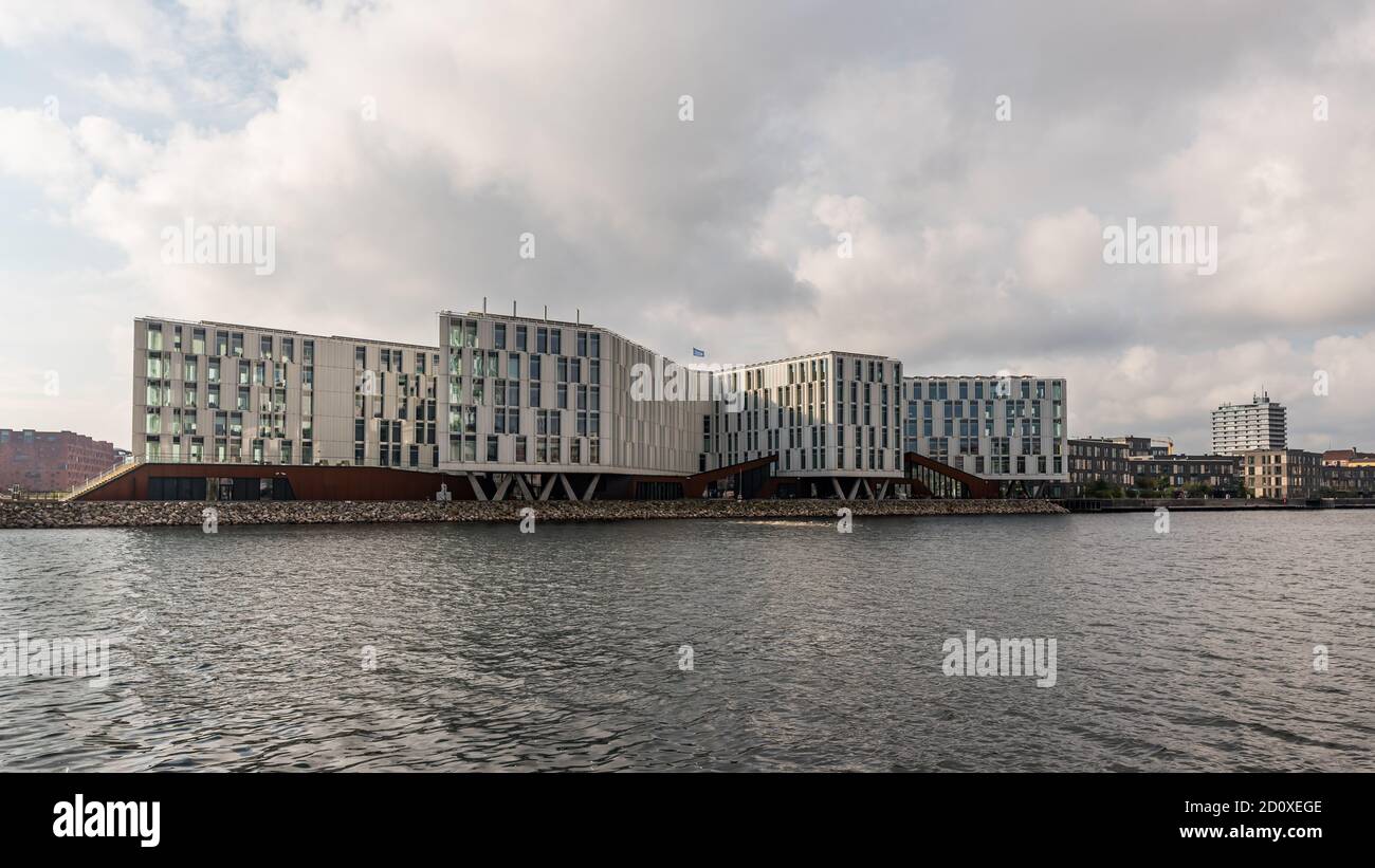 UN City in Copenhagen inaugurated on the 4th of July 2013, Copenhagen, September 30, 2020 Stock Photo