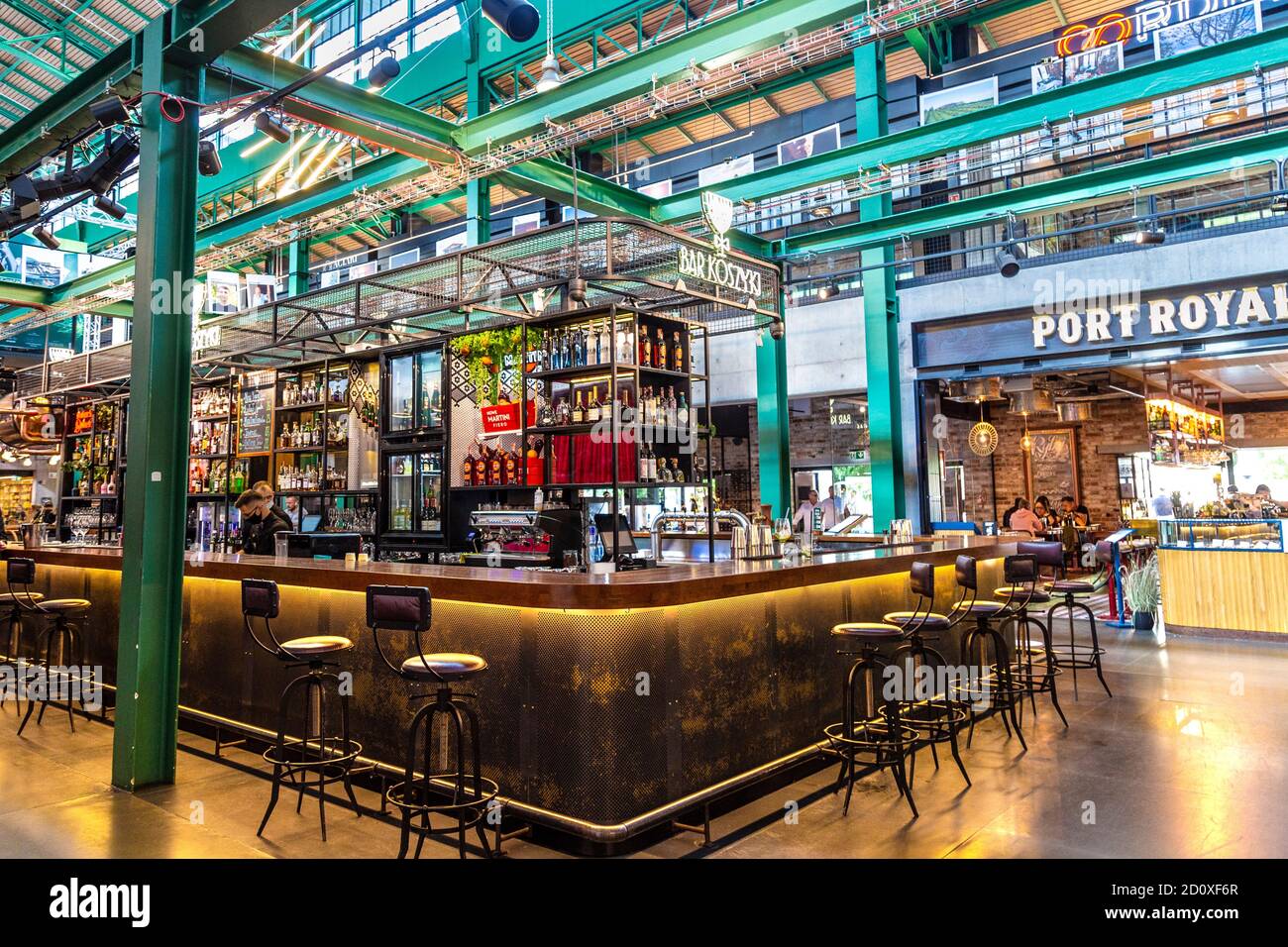 Interior Of Hala Koszyki Food Hall Warsaw Poland Stock Photo Alamy Interior Of Hala Koszyki Food Hall Warsaw Poland Stock Photo Alamy