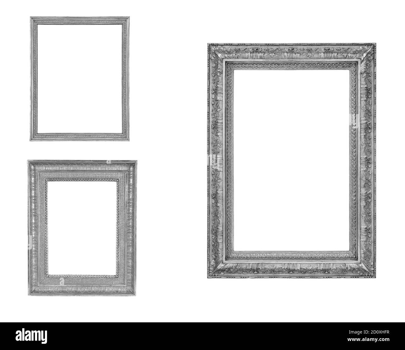Golden wood frame Black and White Stock Photos & Images Alamy