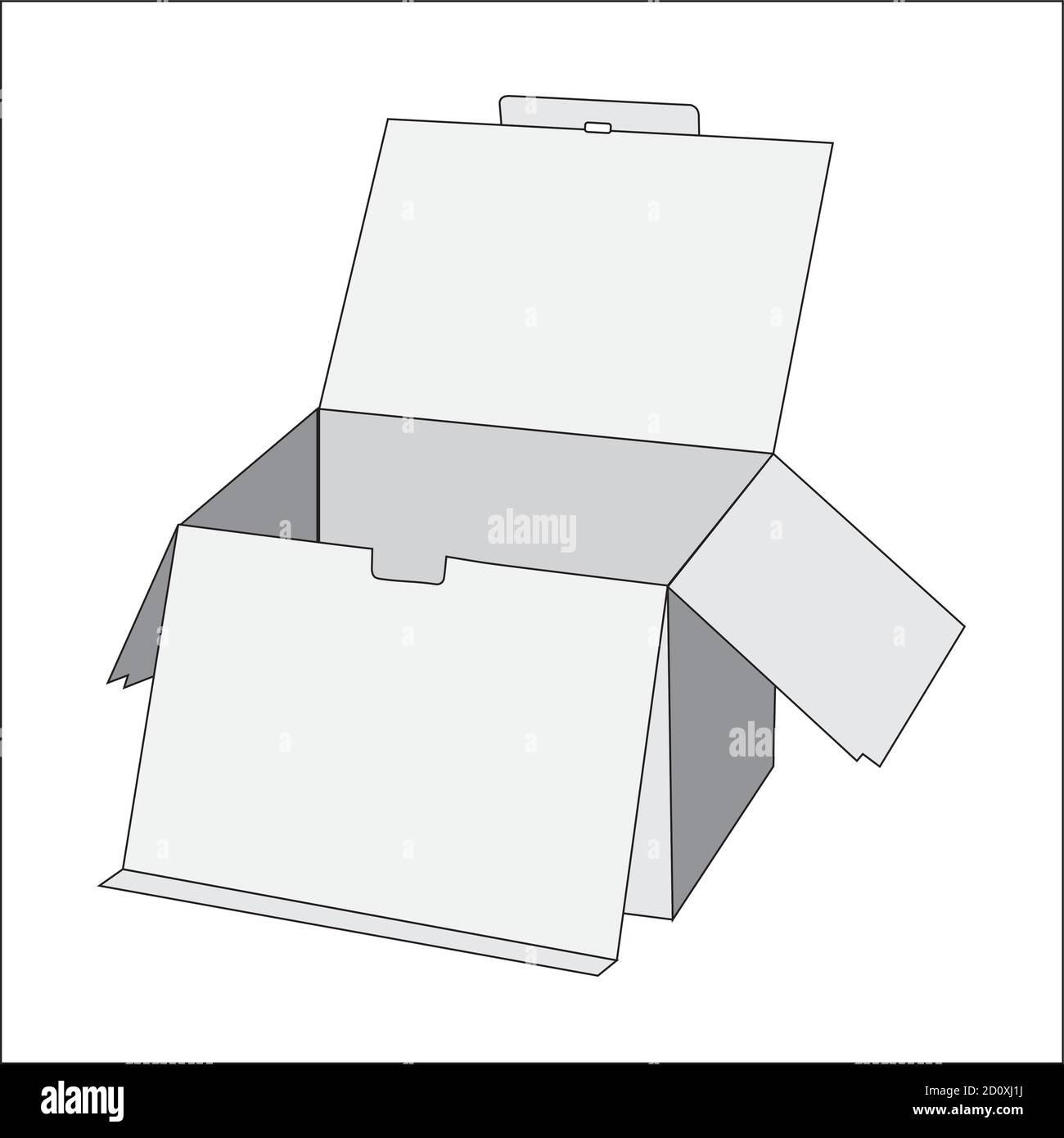 packing paper box Stock Vector Image & Art - Alamy