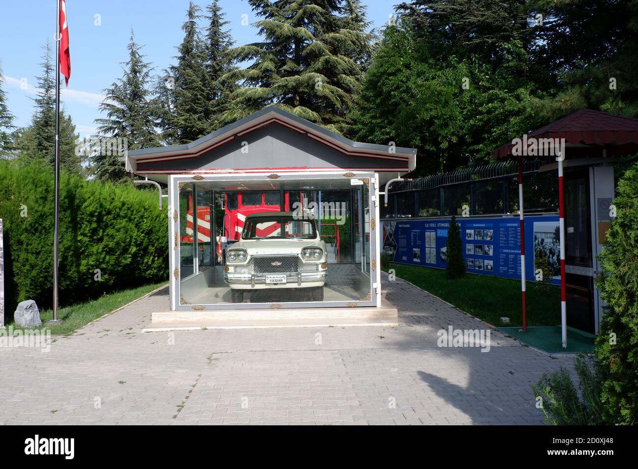 Historical Car: Devrim First car that completely designed and produced by Turkey Stock Photo