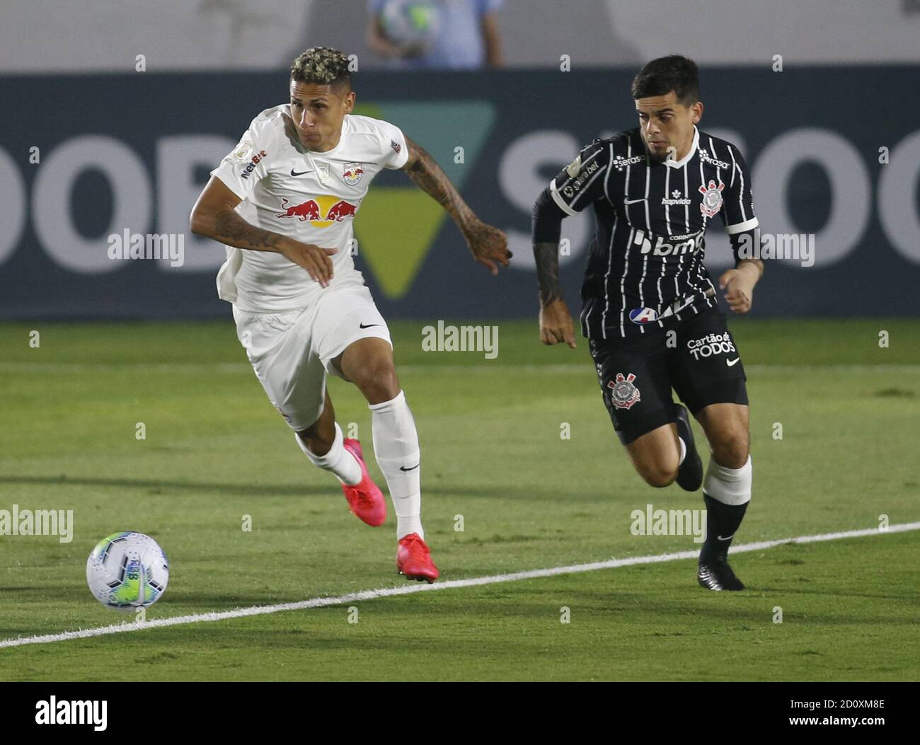 Fagner of Corinthians and Bruno Tuberao of RB Bragantino during the game between Red Bull Bragantino and Corinthians. Fernando Roberto/SPP Credit: SPP Sport Press Photo. /Alamy Live News Stock Photo