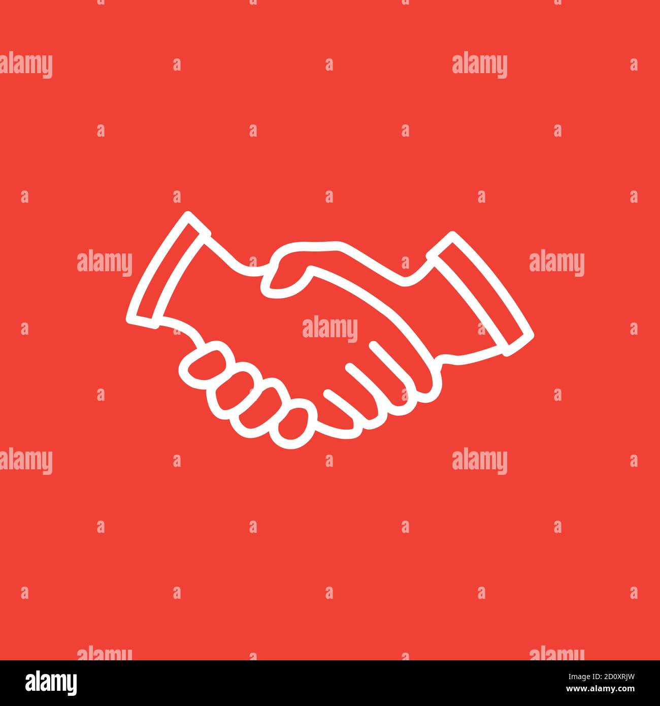 Premium Vector  Handshake vector flat icon. isolated hand shake