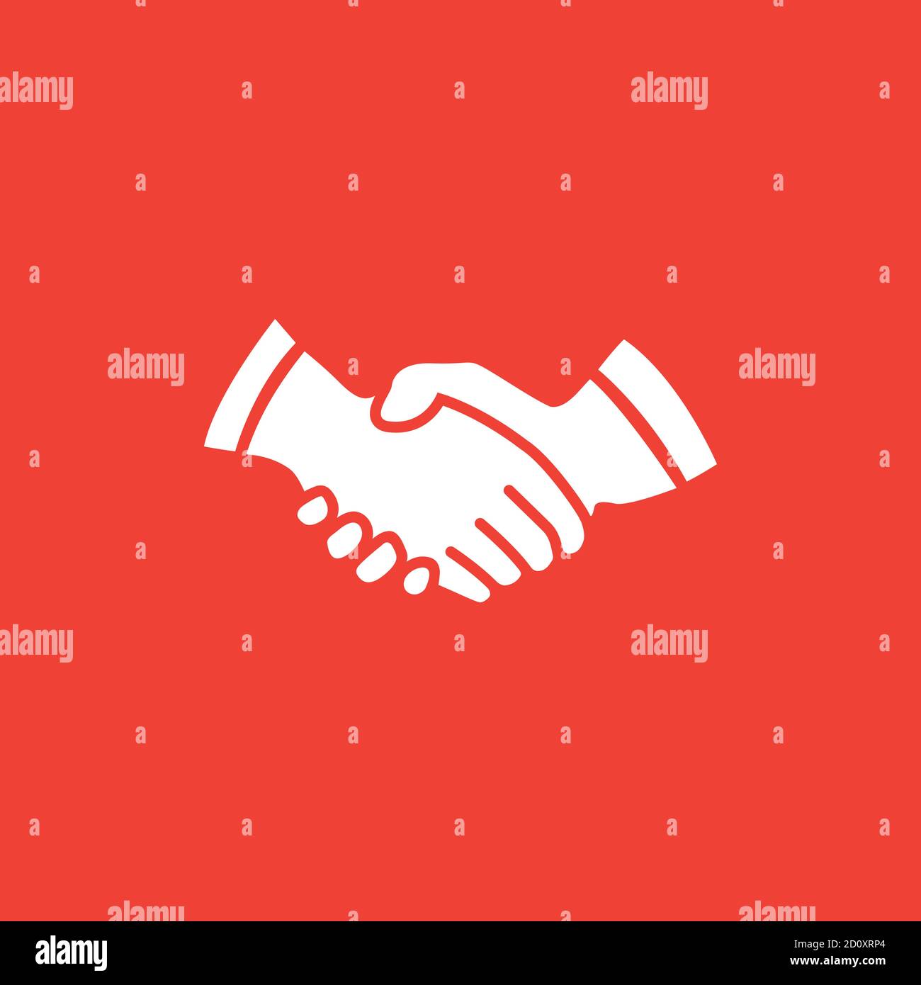 Handshake Icon Emoji Sticker Illustration Stock Illustration