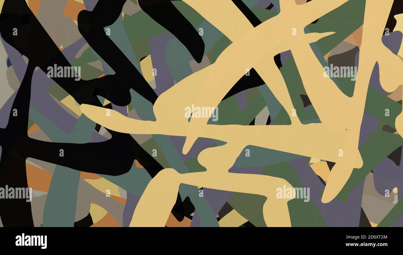 Texture of strokes of colored paint, blurred spots with brushes of