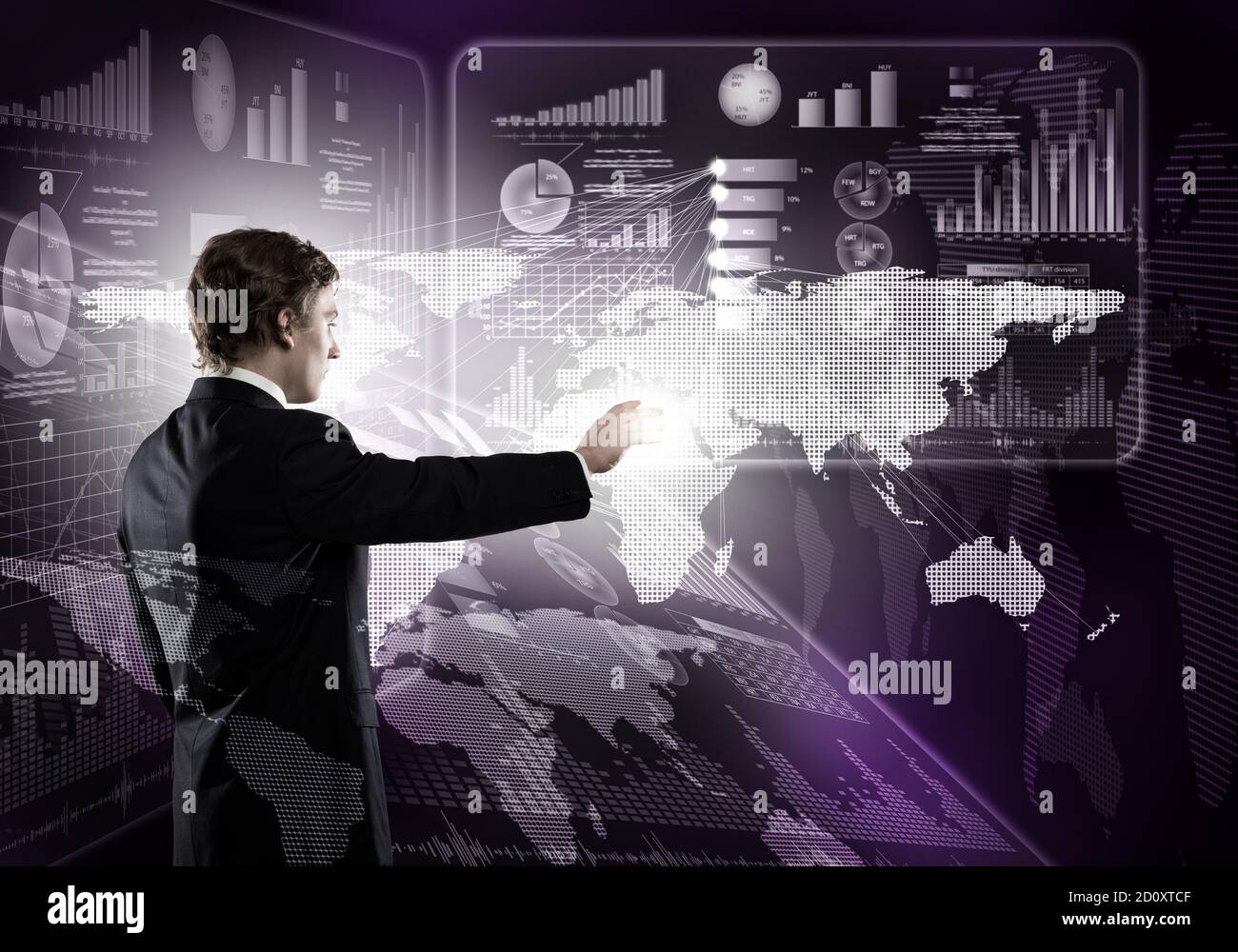 Innovative media technologies Stock Photo