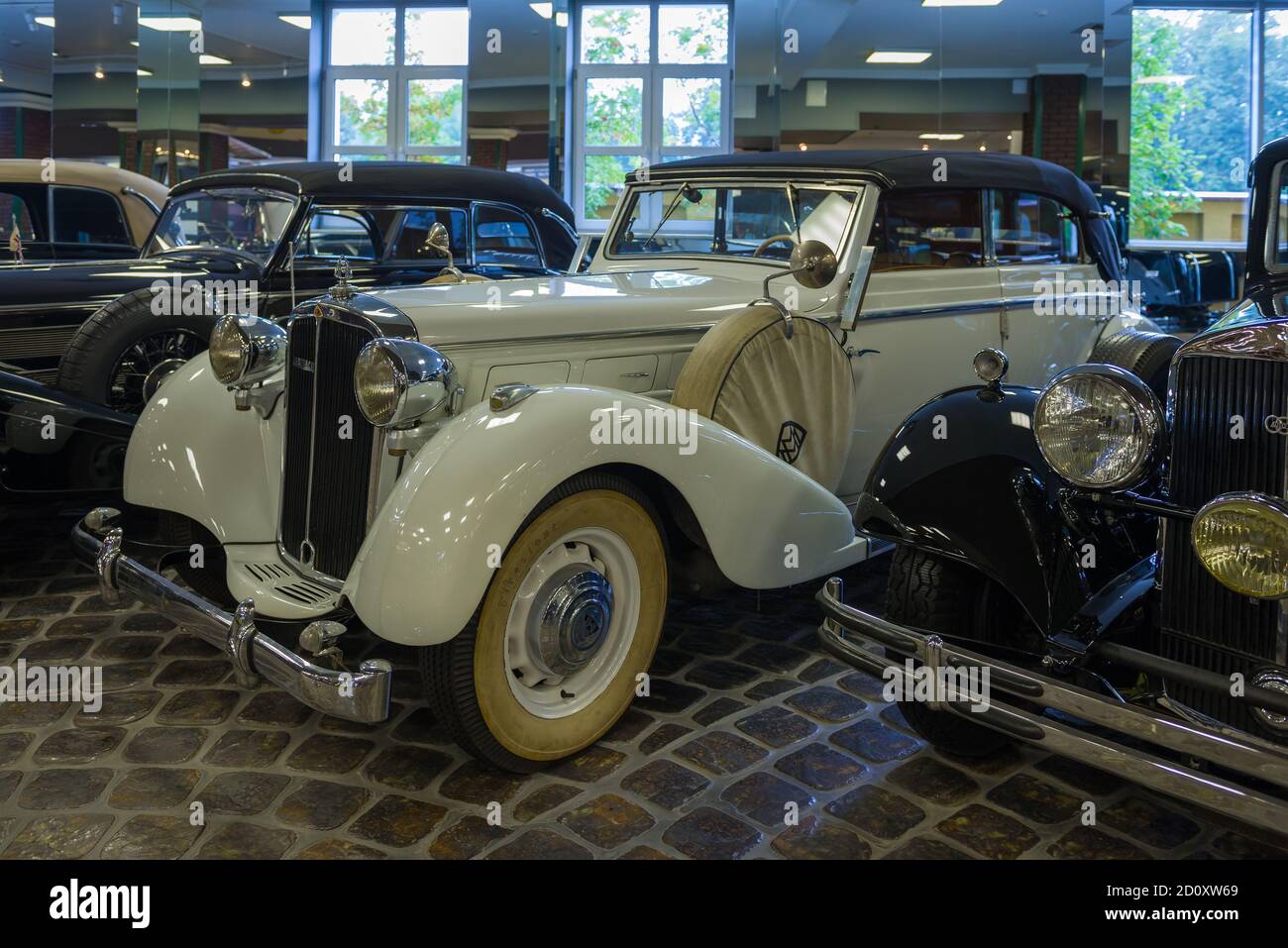 ARKHANGELSKOE, RUSSIA - AUGUST 27, 2020: Retro car Maybach SW type in the Vadim Zadorozhny Museum of Technology Stock Photo