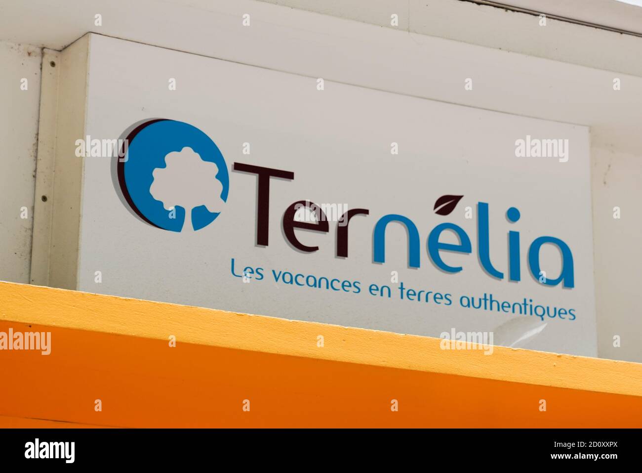 Bordeaux , Aquitaine / France - 09 25 2020 : Ternelia Vacances actives logo and sign text of holiday villages tourist agencies Stock Photo