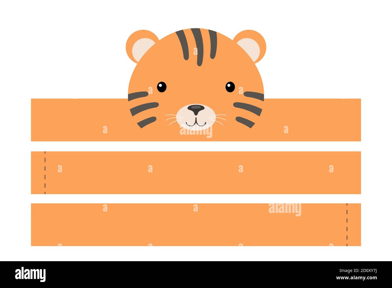 Tiger Cut Out Template from c8.alamy.com