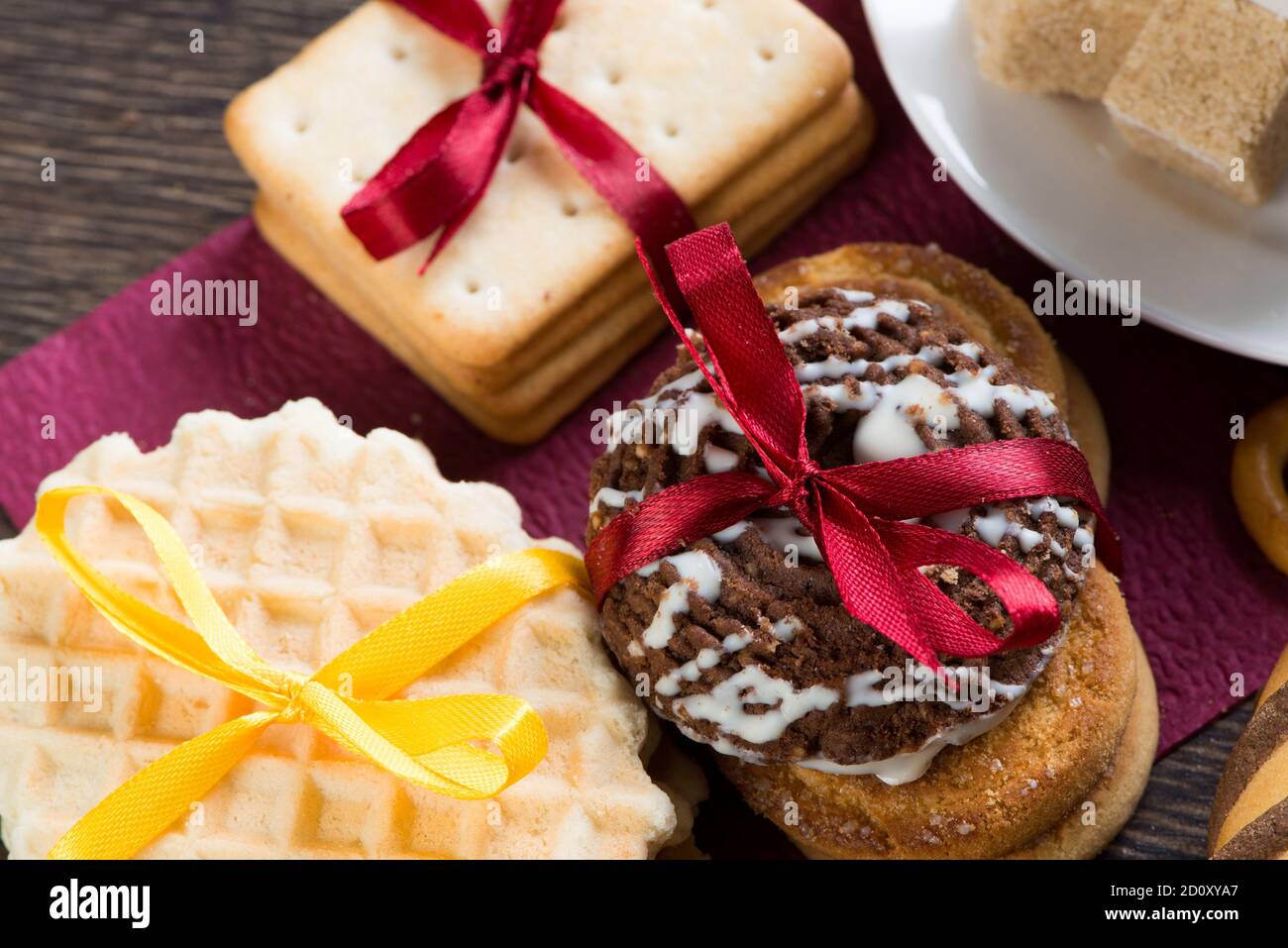 Sweets for coffee break Stock Photo - Alamy
