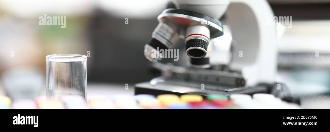 Equipment for science test Stock Photo
