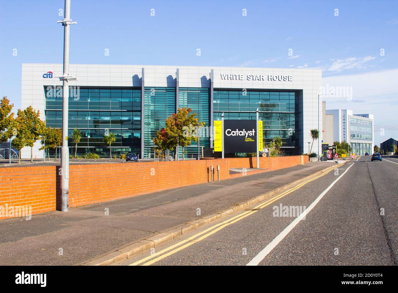 27th september 2017 White Star House on Queens Road in Belfast Northern Ireland which was named after the famous White Star shipping line that owned Stock Photo