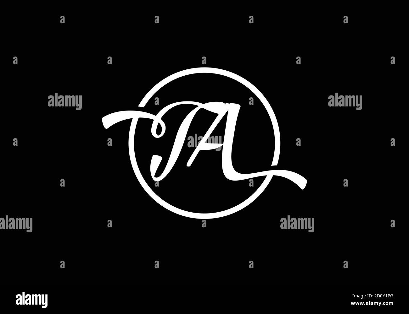 Initial Monogram Letter T A Logo Design Vector Template. T A Letter Logo  Design Stock Vector Image & Art - Alamy