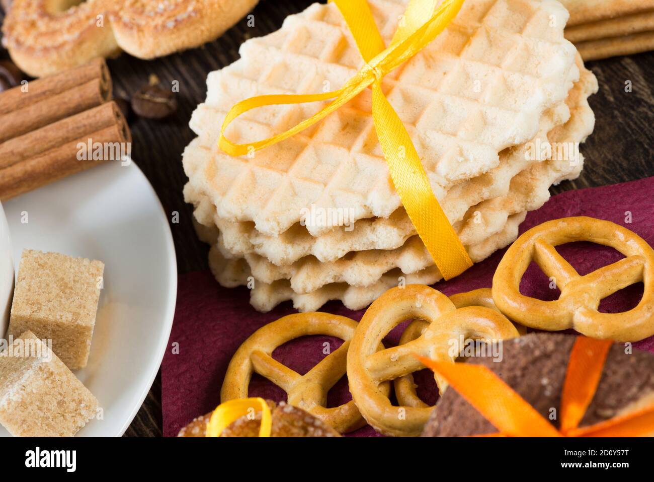Sweets for coffee break Stock Photo - Alamy