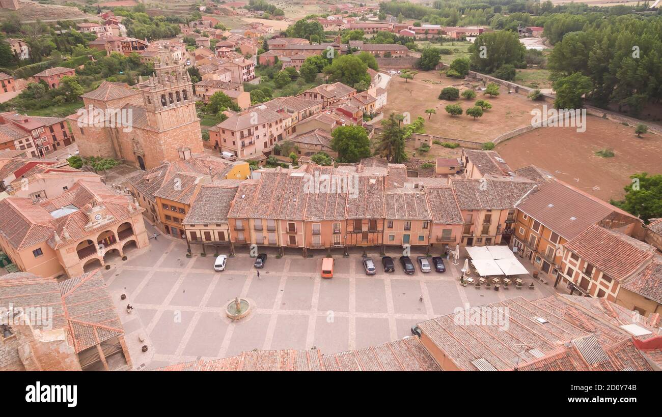 Ayllon historic town in Segovia province, Spain Stock Photo