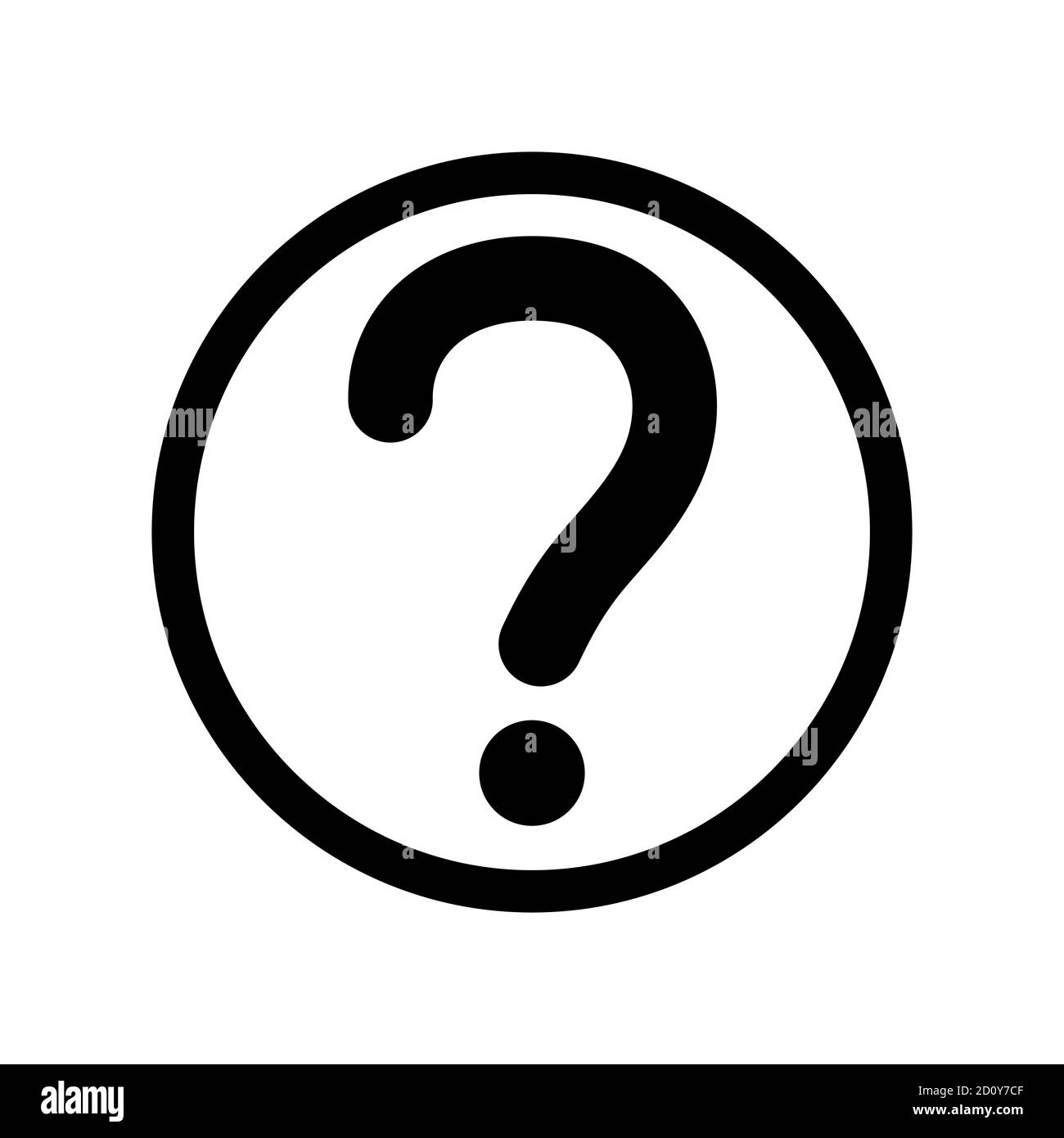 Question Mark With User Black and White Stock Photos & Images - Alamy