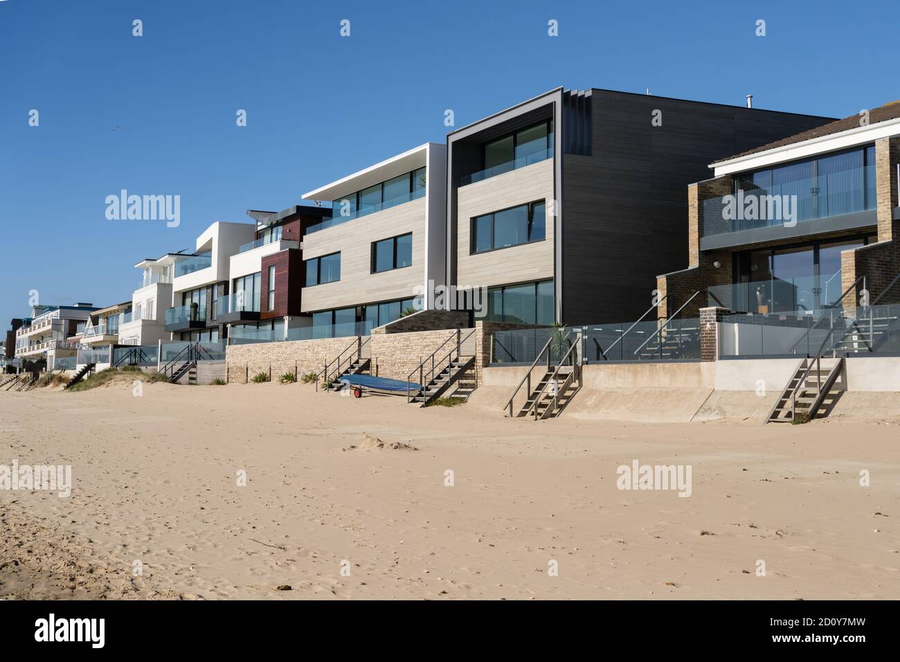 Picture of Beachfront apartments sandbanks dorset hi-res stock photography and ...