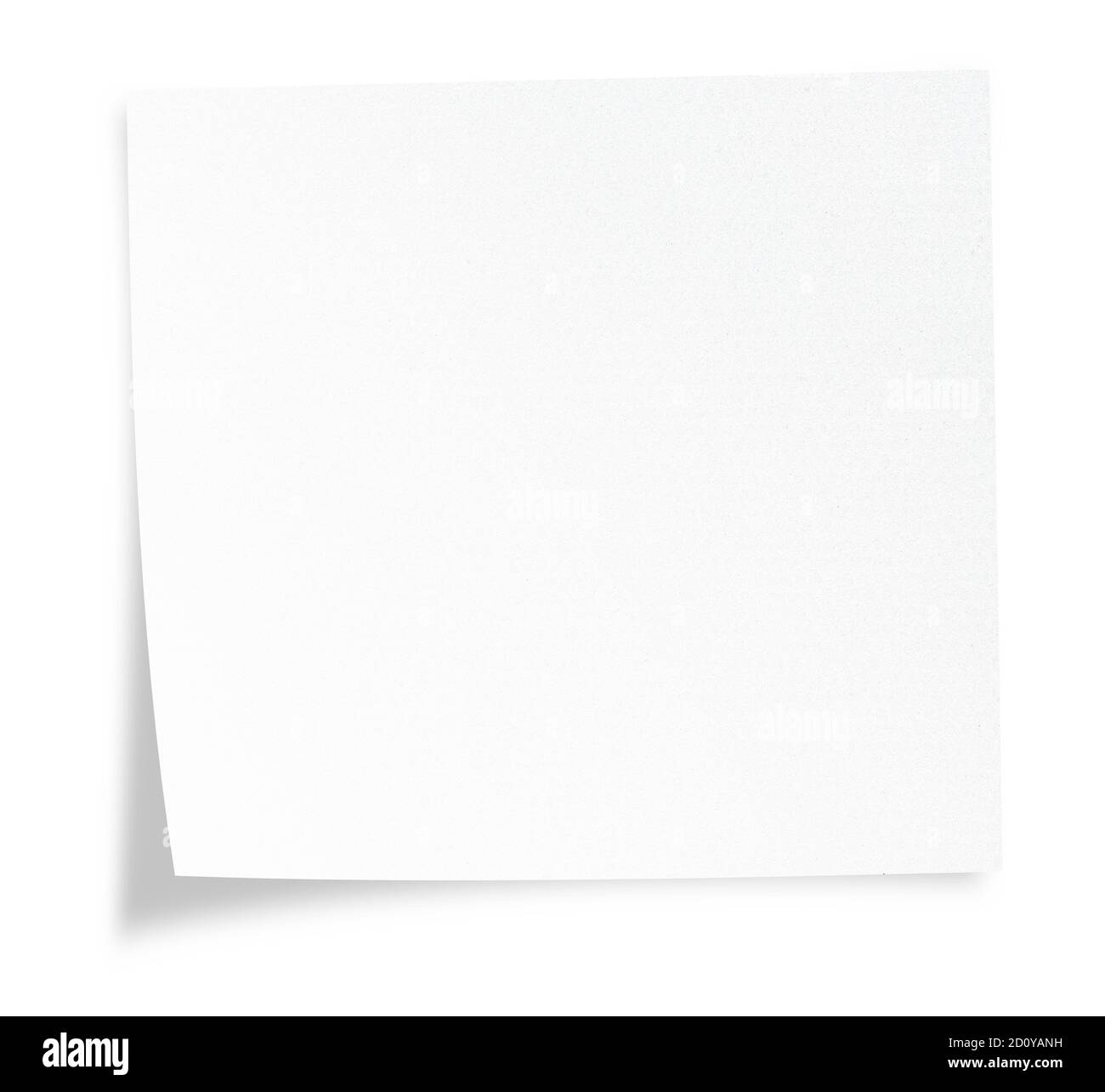 White Paper sheet background isolated on white Stock Photo Alamy